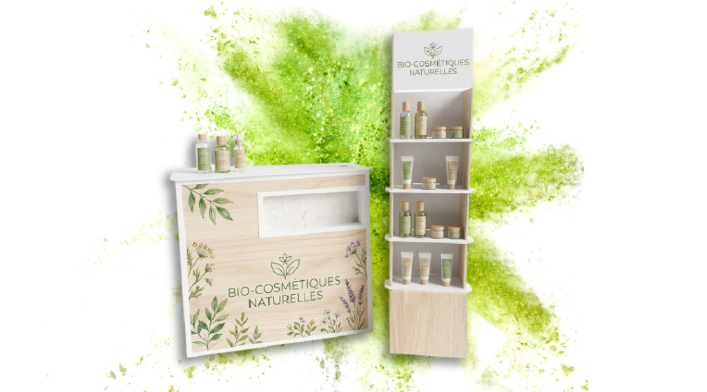 Fabricant de PLV responsable pour la cosmetique